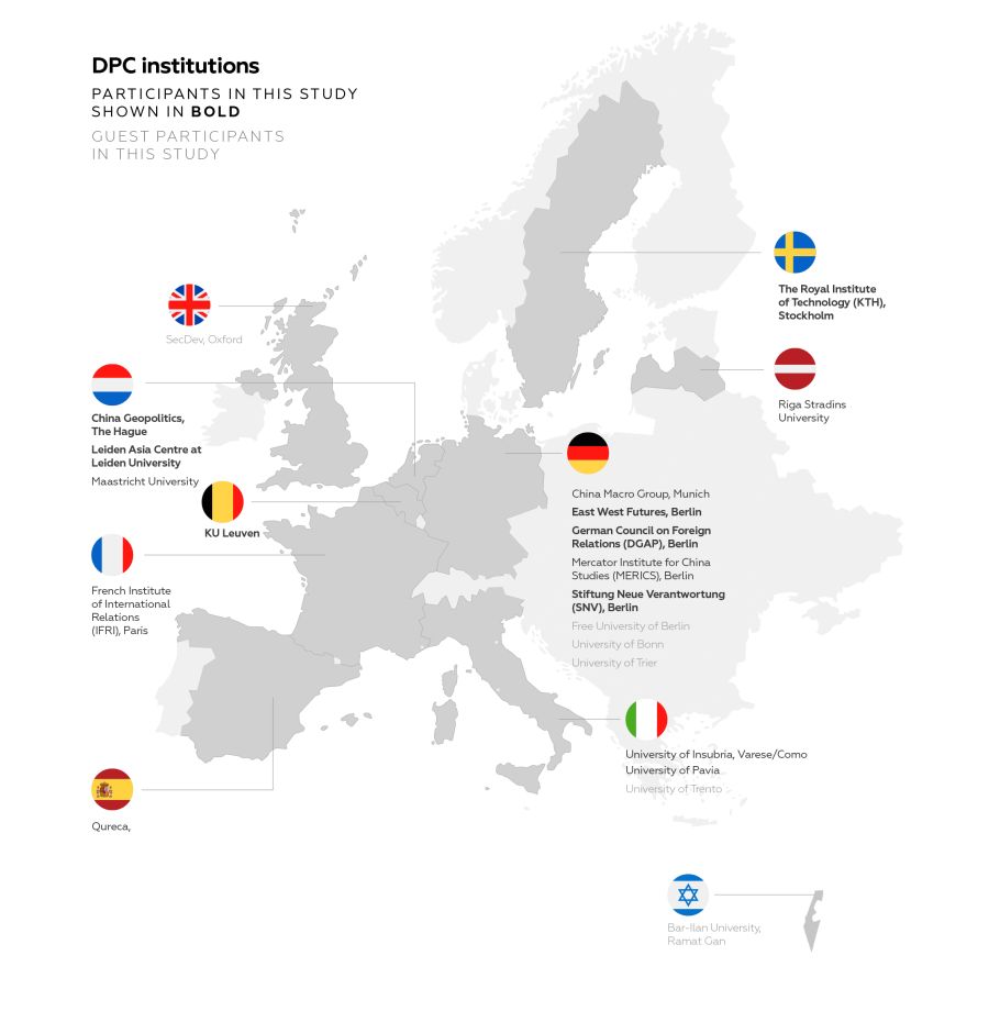 DPC institutions - map