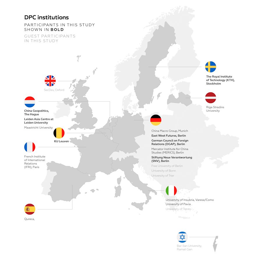 DPC institutions - map